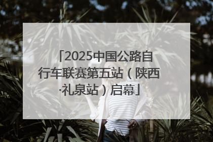 2025中国公路自行车联赛第五站（陕西·礼泉站）启幕