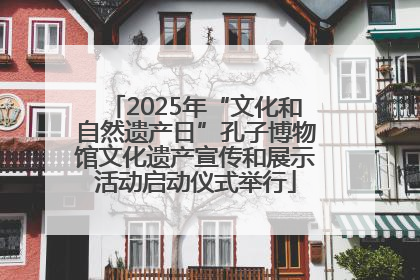 2025年“文化和自然遗产日”孔子博物馆文化遗产宣传和展示活动启动仪式举行