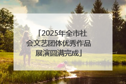 2025年全市社会文艺团体优秀作品展演圆满完成
