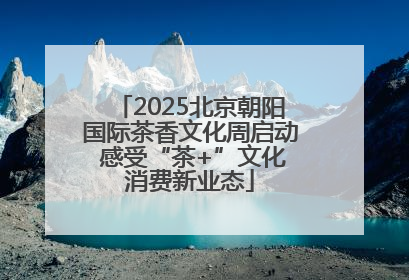 2025北京朝阳国际茶香文化周启动 感受“茶+”文化消费新业态