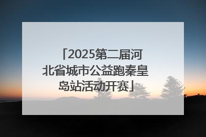2025第二届河北省城市公益跑秦皇岛站活动开赛