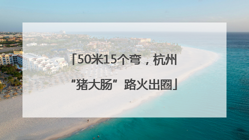50米15个弯，杭州“猪大肠”路火出圈